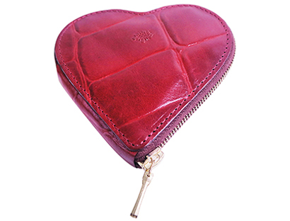 Mulberry Congo Heart Coin Purse, front view